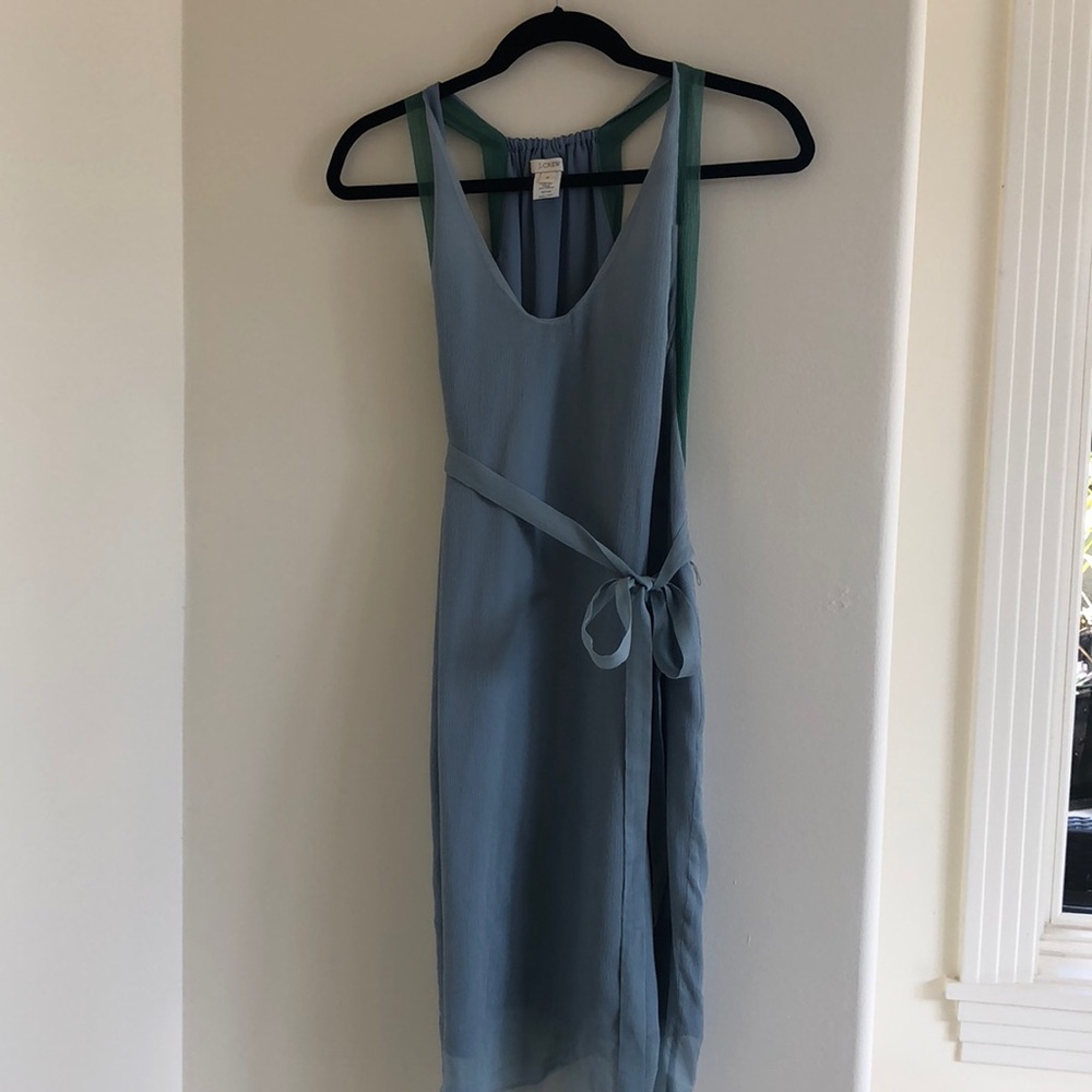 J crew chiffon dress
